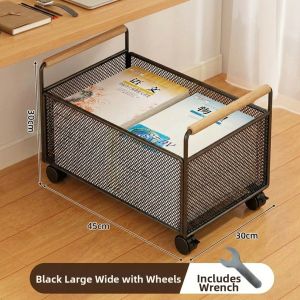 NIFENG | Large Capacity Iron Mesh Storage Cart