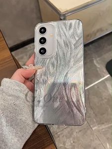 Luxury Silver Shockproof Case for Oppo A5s A16 A12 A17K A38 A18 A17 A15 A15S A16s A60 A58 A5 A9 2020 A7 A54 A55 A56 Glitter Soft Back Cover