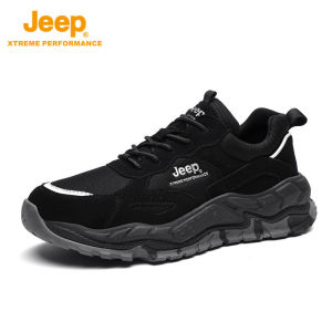 Jeep | Jeep Mens Hiking Shoes Anti-slip Wear-resistant Breathable Outdoor Waterproof Shock-absorbing Mountain Climbing Sports Shoes