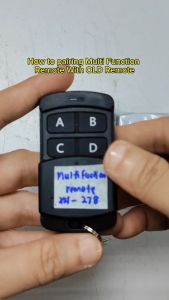 Autogate Door Wireless Premium Remote Control - 4 Channel Remote - Multi Function / Multi Frequency - 433mhz / 330mhz / DCMOTO Remote (XH-278)