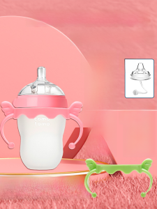 Comotomo Baby Bottle Parts Straw Duckbill Nipple Learning Cup Handle Gravity Ball Accessories for Infants And Toddlers