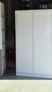 4ft Sliding Door Wardrobe with Aluminium Frame / Almari Pakaian Pintu Gelangsar Saiz 4 Kaki / Sturdy and Durable
