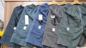 [VQ] Quần short túi hộp lửng nam trung niên chất si lưng thun co giãn from rộng thoải mái từ 50-79kg