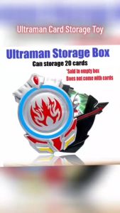 (Msia Stock) Ultraman Card Storage Box Can Storage 20 Cards Toys Playing Cards Ultraman Card Collection Album Box Taro Mainan Budak Kad 奥特曼 卡片 收纳盒 卡册