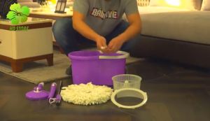 Bộ thùng lau nhà thông minh 360 độ tự vắt Easy Mop - Model TH33