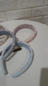 KAMINO BANDO BUSA 3 CM MOTIF PITA DENGAN TAG LEBAR / BANDANA 3CM / HEADBAND ANAK DAN DEWASA PEREMPUAN