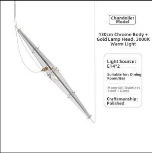 LSHE | Artistic Italian Glass Pendant Light