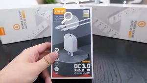 LDNIO 18W QC3.0 FAST CHARGING 3 PIN UK USB PLUG HOME CHARGER ORIGINAL LDNIO CHARGE MURAH