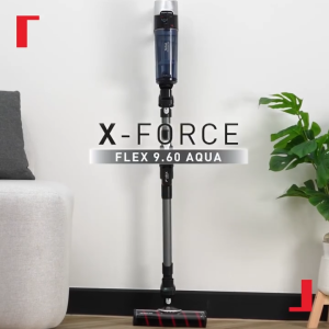 Tefal เครื่องดูดฝุ่นไร้สาย X-FORCE FLEX 9.60 AUTO AQUA รุ่น TY20C7WO ดูด + ถูในเครื่องเดียว งอได้