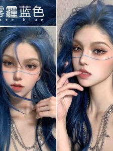 Kao Liese Blue Black Foam Hair Dye Womens No Bleach Pure Blue Black Sky Blue Hair Coloring Permanent Glossiness