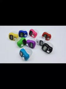 JeDa เครื่องนับดิจิตอลแบบมีไฟ สวมนิ้ว นับก้าว นับรอบการวิ่ง digital counter