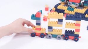 260/520Pcs Mainan Anak Block Susun Anak Brick Balok Edukasi Balok Bangunan Puzzle Perakitan