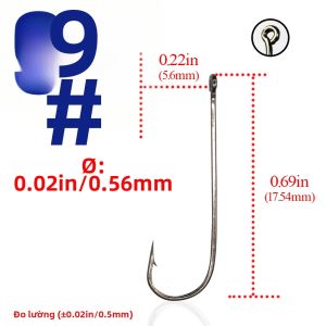 30 Chiếc LS-002BN Thép Carbon Bộ Móc Câu Cá Thép Gai Cá Chép Móc Câu Cá Jig Thanh Cho Hồ Và Biển Giải Quyết Phụ Kiện