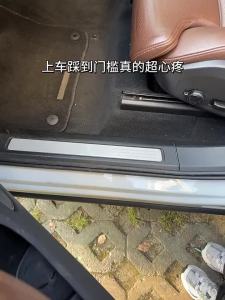 100% Authentic Sanrio Kuromi Car Door Sill Protection Strap Sill Strips Anti-stepping and Anti-collision Strips Protective Trunk Protection Universal Car Exterior Accessories Decoration Products LFB274