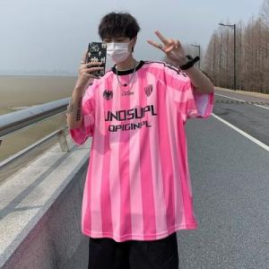 ทุกวัน ส่งฟรี ถูกๆ TK poohpachara22 s พิกัดตะกร้างับบ เสื้อยืด เสื้อบอล เสื้อผ้าแฟชั่น man clothing girl clothing เสื้อยืดแขนสั้น ผ้าเรยอน ผ้าตาข่าย สไตล์อเมริกัน สตรีท สําหรับผู้ชาย Couple T-shirt OVER SIZE