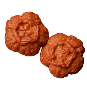 Extra Large Special Play Walnut Pomegranate Five Petal Lotus Official Hat Four Story Tower White Lion Head Handheld Piece