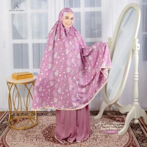 mukena rukuh alat sholat wanita dewasa motif bunga almira arrafi bordir renda rayon premium terbaru terlaris 2023 katun daily best seller exclusive tidak kusut bahan adem cantik gratis ongkir bayar di tempat COD