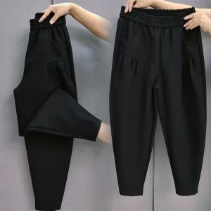 Fashionable Casual Autumn Winter Harem Pants & Plus Size Dad Jeans