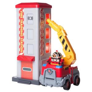 Robocar Poli | Sound & Light Fire Truck Playset for Kids