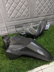 (2PCS) BATOK DAN SPAKBOR DEPAN BEAT KARBU