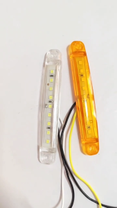 led ไฟราวข้าง ไฟติดข้างรถ แถบไฟเตือนรถบรรทุก 9LED 24V 1ชิ้น มี 5 สีให้เลือก สําหรับติดด้านข้างรถบรรทุก รถตู้