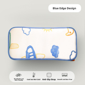 MONLEYTA | Ice Silk Summer Cooling Mat Pillowcase Single Pack Baby Vine Mat Pillow Cover Universal Premium Quality Regenerated Fiber