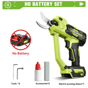 30MM Electric Pruner Shear Brushless Cordless Pruning Shears Fruit Tree Picking Shears Tree Bonsai Pruning Scissors Tools For Makita 21V Battery Pin