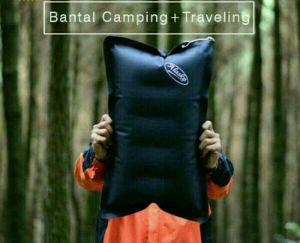 Bantal angin tiup lipat tebal kuat terbaik serta mudah