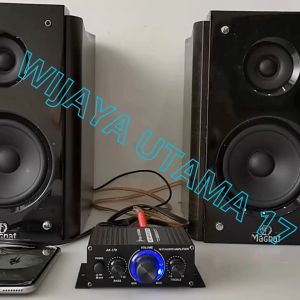 COD Lepy Hi-Fi Amplifier Mini Rumahan Stereo Full Bass Bass Booster AK 170