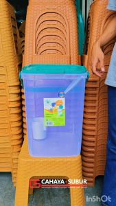 Toples Es Buah + Gayung 23Liter Abella GL Dispenser Es Kobok Aquarium Minuman