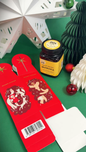 Egmont MGO 50+ Manuka Honey Christmas Gift Box 500g x 4 (2025 edition - box unfolded random color)