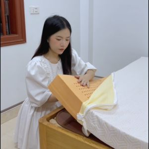 [Tặng 1 Gối Cao Su] Nệm Cao Su Thiên Nhiên Latex Thuần Việt - Nâng Đỡ 7 Vùng Thoáng Khí - Bảo Hành 15 Năm