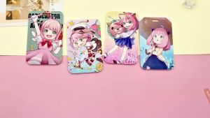 🎀Ready Stock🎀Anime Spy X Family Anya ID Touch n Go Card Holder SPY Family Anya Forger Student Bus Card Case Access Card Cover🧸福杰一家卡套学生卡包公仔钥匙扣保护套🧸