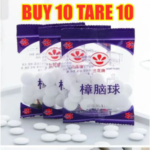 【BUY 10  TARE 10】20 Pack/400pcs  Natural Camphor Balls for Wardrobe Odor Removal and Moth Protection Naphthalene Balls Alcampor Moth Balls Repellent Closet Deodorizer Bug Off pest control