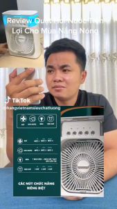 Quạt Điều Hòa Mini - Quạt Điều Hoà Hơi Nước Mini Quạt Để Bàn 3 Chế Độ Gió Dung Tích 600Ml Tích Hợp Quạt Mini Cắm trực tiếp sạc USB Màu Sắc Thay Đổi Đa Dạng Làm Mát Kép Tiết Kiệm Điện Bảo Hành 12 Tháng