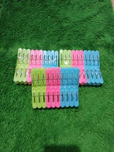 jepit baju jemuran isi 20pcs bahan plastik tebal