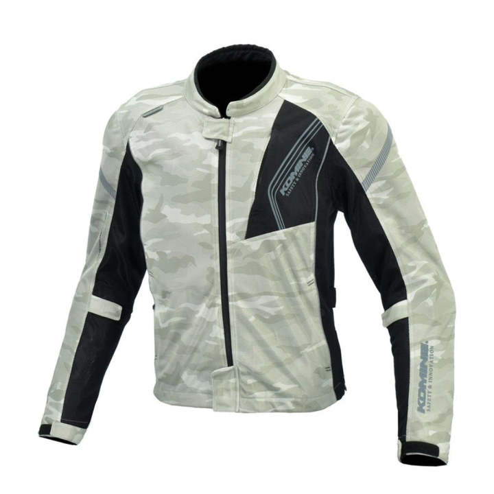 Original Komine Jk-128 Protect Full Mesh Riding Jacket With Optional 