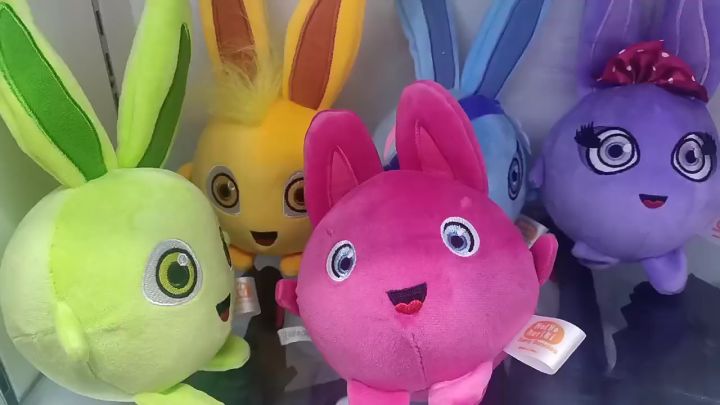  Sunny Bunnies Light Up & Bounce Plush - Big Boo, Pink