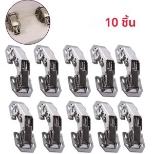 1/2/4/10 ชิ้นบานพับตู้ 90 องศา 3/4in ไม่มีเจาะรูบานพับประตูตู้ปิดนุ่มนวลพร้อมสกรูฮาร์ดแวร์เฟอร์นิเจอร์