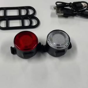 USB Bike Light Portable Pet Collar Light Rechargeable Led 4 Gears for Safety Outdoor Nightwalking Anti-lost Dog Harness Leash Accessories