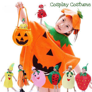100-140Cm Kids Fruit Clothes Role-Playing Show CostumeAdult Fruit Clothes Vegetable Clothes Halloween Children Day