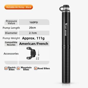 West Biking | High Pressure Portable Universal Air Pump