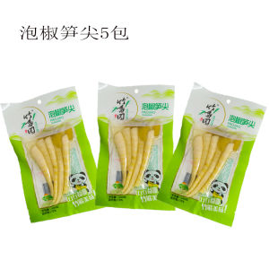 Bamboo Fragrance Garden Pickled Peppers Bamboo Shoots 100G Big Bag Snacks Sansho Crisp Bamboo Shoots Crisp and Appetizing Snacks