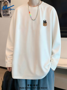 Áo Thun Dài Tay Cotton Phong Cách Mỹ Thường Ngày Mùa Thu in Họa Tiết Hoạt Hình Cho Nam Thanh Thiếu Niên Áo Thun Cotton Nguyên Chất