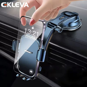 EKLEVA Support Phone Bracket Car Dashboard Mobile Auto Cellphone Stand For Phone Navigation Universal Desk Windshield Hanging Holder