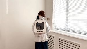 ROYAL PET PARADISE Pet Rucksack 13.8 inch Tas Kucing Astronot Tas Ransel Hewan Nyaman dan Cat Bag Pet Travel Bag/Carrier Bag