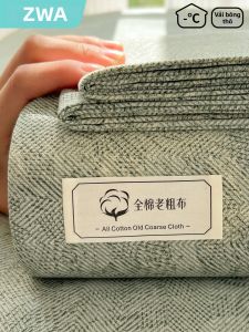 ZUOWEIAI | Bộ Drap Giường Phù Hợp Mùa 100% Cotton