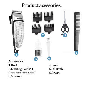 Kemei Electric Hair Shaver Pluggable Professional Hair Clipper Hair Cutting Machine For Men KM-4639