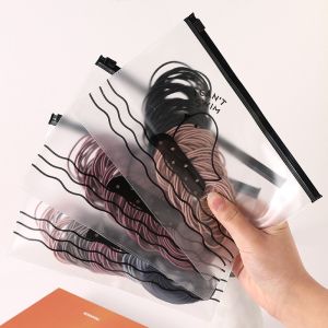 IKAT RAMBUT KARET KOREA FREE POUCH / IKAT RAMBUT KARET / KARET RAMBUT POLOS KOREA