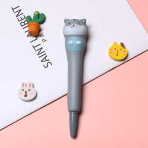 Soft Gel cartoon design Pen Kawaii Stationery Office School Supply Decompression Creative Sweet Pretty Lovely Cartoon Pen